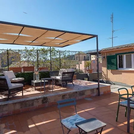 Luxury Panoramic Penthouse Trastevere アパート ローマ