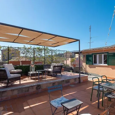 Luxury Panoramic Penthouse Trastevere アパート *