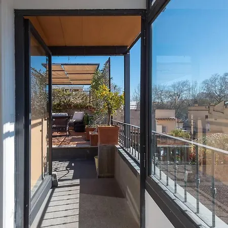 アパート Luxury Panoramic Penthouse Trastevere *
